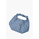 Plaid Twisted Tote Bag