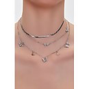 Butterfly Charm Layered Necklace