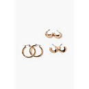 High-Polish Hoop Earring Set