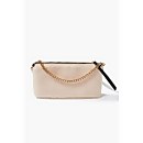 Faux Shearling Chain Shoulder Bag