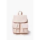 Drawstring Flap-Pocket Backpack