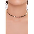 Herringbone Choker Necklace