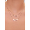 Zodiac Pendant Layered Necklace