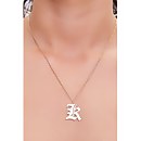 Initial Pendant Chain Necklace