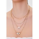 Evil Eye Charm Layered Necklace