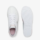 Lacoste Kids' Powercourt 0721 Trainers - White/Pink