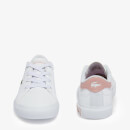 Lacoste Infant Powercourt 0721 Trainers - White/Pink - UK 6 Toddler