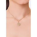 Evil Eye Coin Pendant Necklace