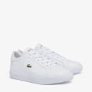Lacoste Kids' Powercourt Trainers - White