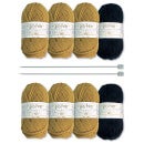 Eaglemoss Hufflepuff Mittens & Slouch Socks Knit Kit
