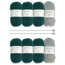 Eaglemoss Slytherin Mittens & Slouch Socks Knit Kit