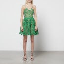 Self-Portrait Women's Deep Green Azaelea Mini Dress - Green - UK 10