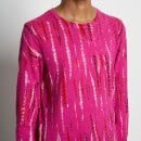 Proenza Schouler Women's Tie Dye Long Sleeve T-Shrt - Fuschia Multi - XS