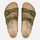 Birkenstock Men's Arizona Sfb Suede Double Strap Sandals - Camo Green - EU 40/UK 7