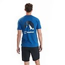Men's Mont Blanc Mtn T Shirt - Blue