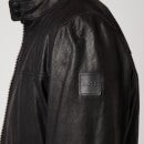 BOSS Casual Men's Josep 1 Leather Jacket - Black - EU 48/M