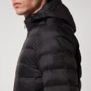 BOSS Casual Men's Oswizz2 Hooded Jacket - Black - EU 46/S