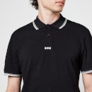 BOSS Casual Men's Pchup Polo Shirt - Black - S