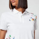 Polo Ralph Lauren Women's Paint Splater T-Shirt - White - S