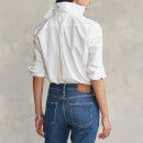 Polo Ralph Lauren Relaxed Logo-Embroidered Cotton-Poplin Shirt - XL