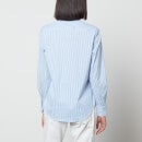 Polo Ralph Lauren Women's Georgia Slim Fit Shirt - 511c Medium Blue/White - S