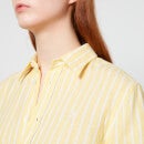 Polo Ralph Lauren Women's Relaxed Shirt - 1178 Oasis Yellow/White - S