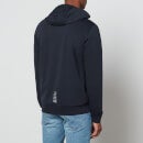EA7 Men's Core Identity French Terry Hoodie - Night Blue - S