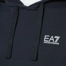 EA7 Men's Core Identity French Terry Hoodie - Night Blue - XL