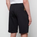 EA7 Men's Core Identity French Terry Shorts - Black/Gold - L