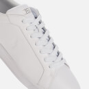 Polo Ralph Lauren Men's Heritage Court Premium Leather Cupsole Trainers - White - UK 7