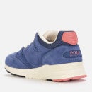 Polo Ralph Lauren Men's Trackster 200 Suede Running Style Trainers - Light Navy
