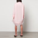 Marques Almeida Women's Feather Shirt Dress - Pink