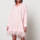 Marques Almeida Women's Feather Shirt Dress - Pink