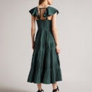 Ted Baker Iveth Ruffle Collar Woven Dress - UK 6