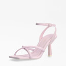 Guess Women's Dezza Leather Heeled Sandals - Lilac - UK 3