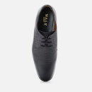 Walk London Men's Florence Etched Leather Derby Shoes - Black - UK 8
