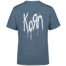 Korn Still A Freak Men's T-Shirt - Navy Acid Wash