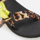 Arizona Love Women's Trekky Bandana Sandals - Leopard Yellow