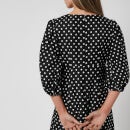 Kate Spade New York Women's Harmony Dot Cloque Dress - Black - UK 10