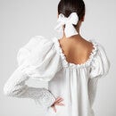 Sleeper Women's Opera Linen Dress - White - S