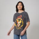 Camiseta Unisex Crash Bandicoot Neo Cortex - Negra Acid Wash