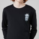 Crash Bandicoot Tiki Men's Long Sleeve T-Shirt - Black