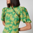 De La Vali Women's Lori Dress - Emerald Floral