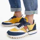 Tommy Jeans Cleat Running Style Mesh and Faux Suede Trainers - UK 9
