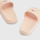 Tommy Jeans Women's Printed Pool Slide Sandals - Frosty Mango - UK 3.5