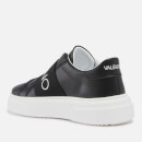 Valentino Shoes Women's Leather Slip On Trainers - Black