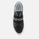 Valentino Shoes Women's Leather Slip On Trainers - Black - UK 3