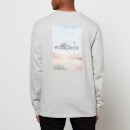 Woolrich Men's Outdoor Long Sleeve T-Shirt - Light Grey Melange