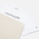 Calvin Klein Boys Colour Block T-Shirt - Eggshell - 12 Years