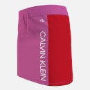 Calvin Klein Girls Colour Block Skirt - Lucky Pink